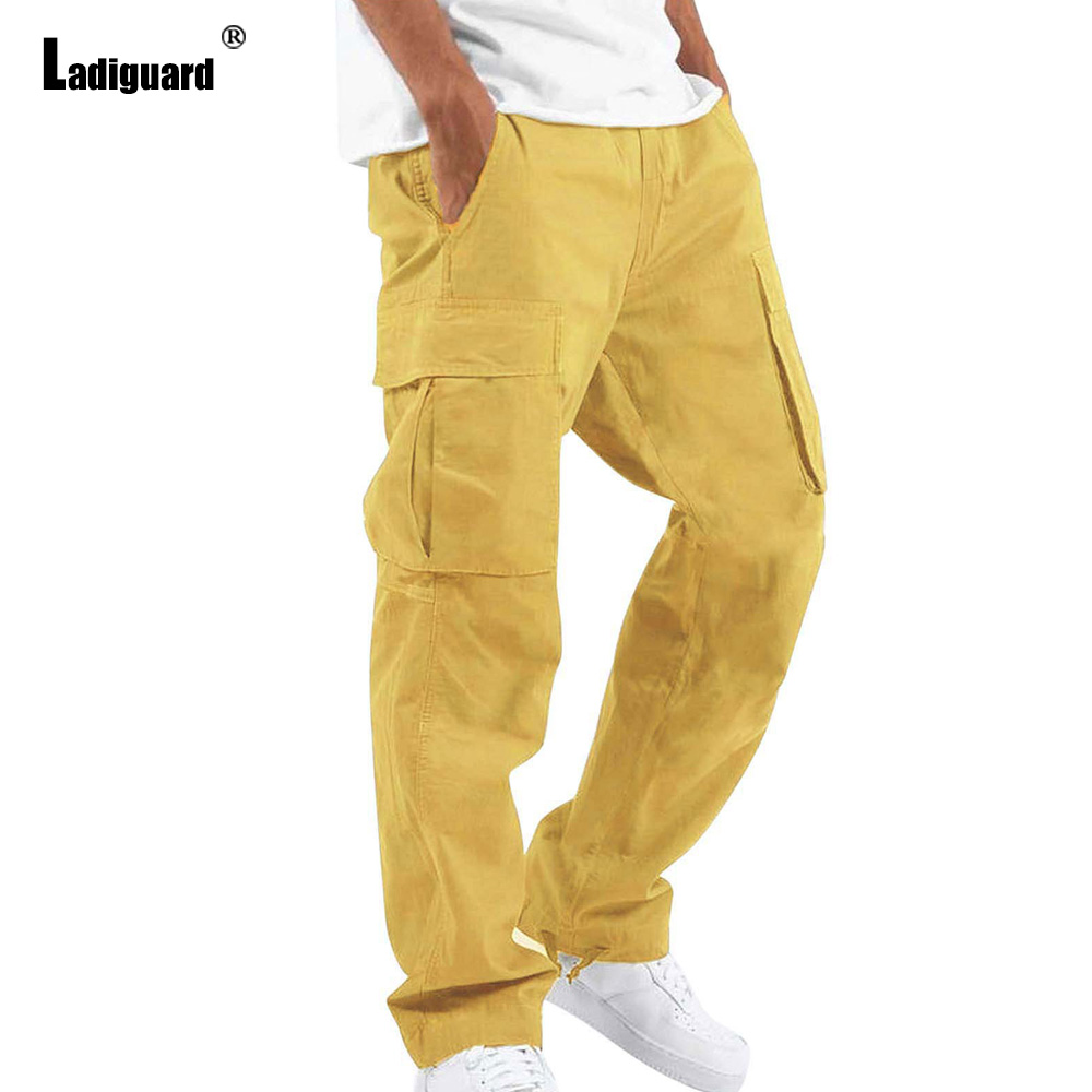 プラスサイズ 5xl メンズマルチポケットズボン 2023  - Men'S Fashion Trousers のレビューと価格