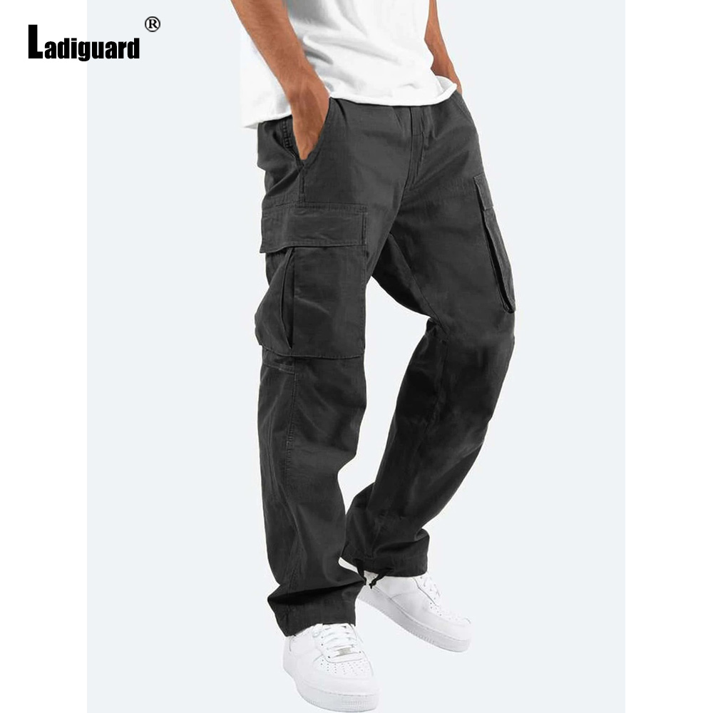 プラスサイズ 5xl メンズマルチポケットズボン 2023  - Men'S Fashion Trousers のレビューと価格