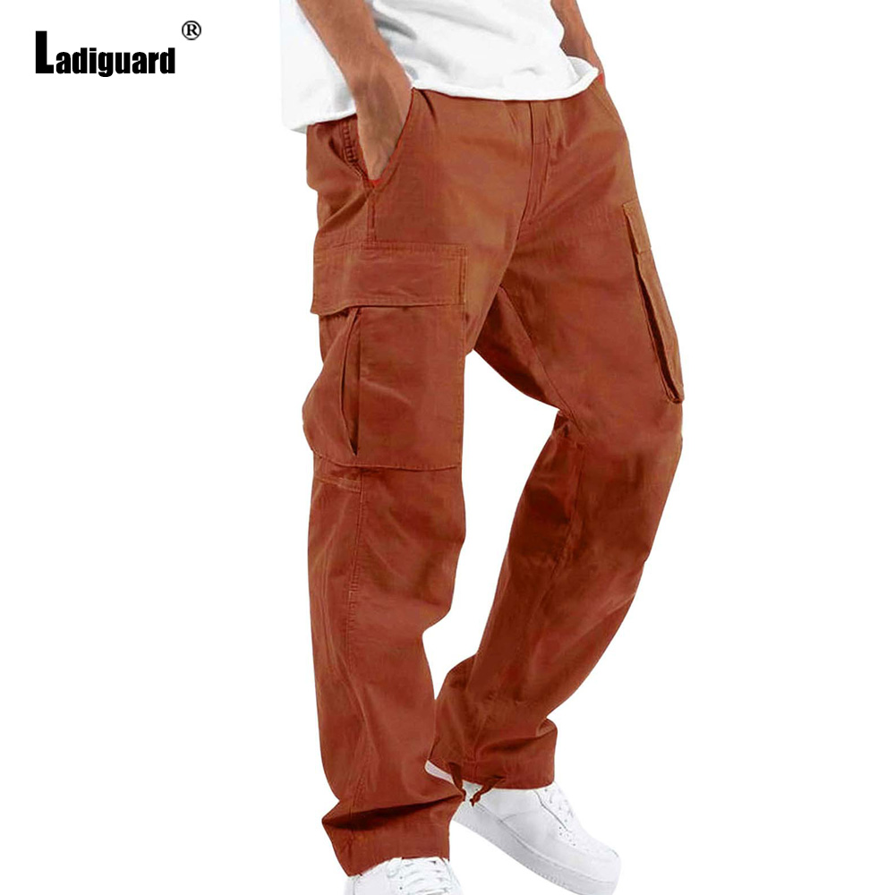 プラスサイズ 5xl メンズマルチポケットズボン 2023  - Men'S Fashion Trousers のレビューと価格