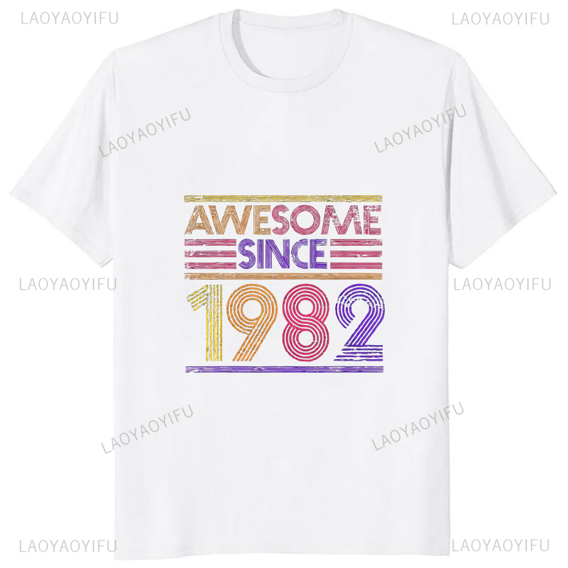 男性用ヴィンテージプリントTシャツ,カジュアルなストリートウ - Men'S Fashion From The 80S のレビューと価格